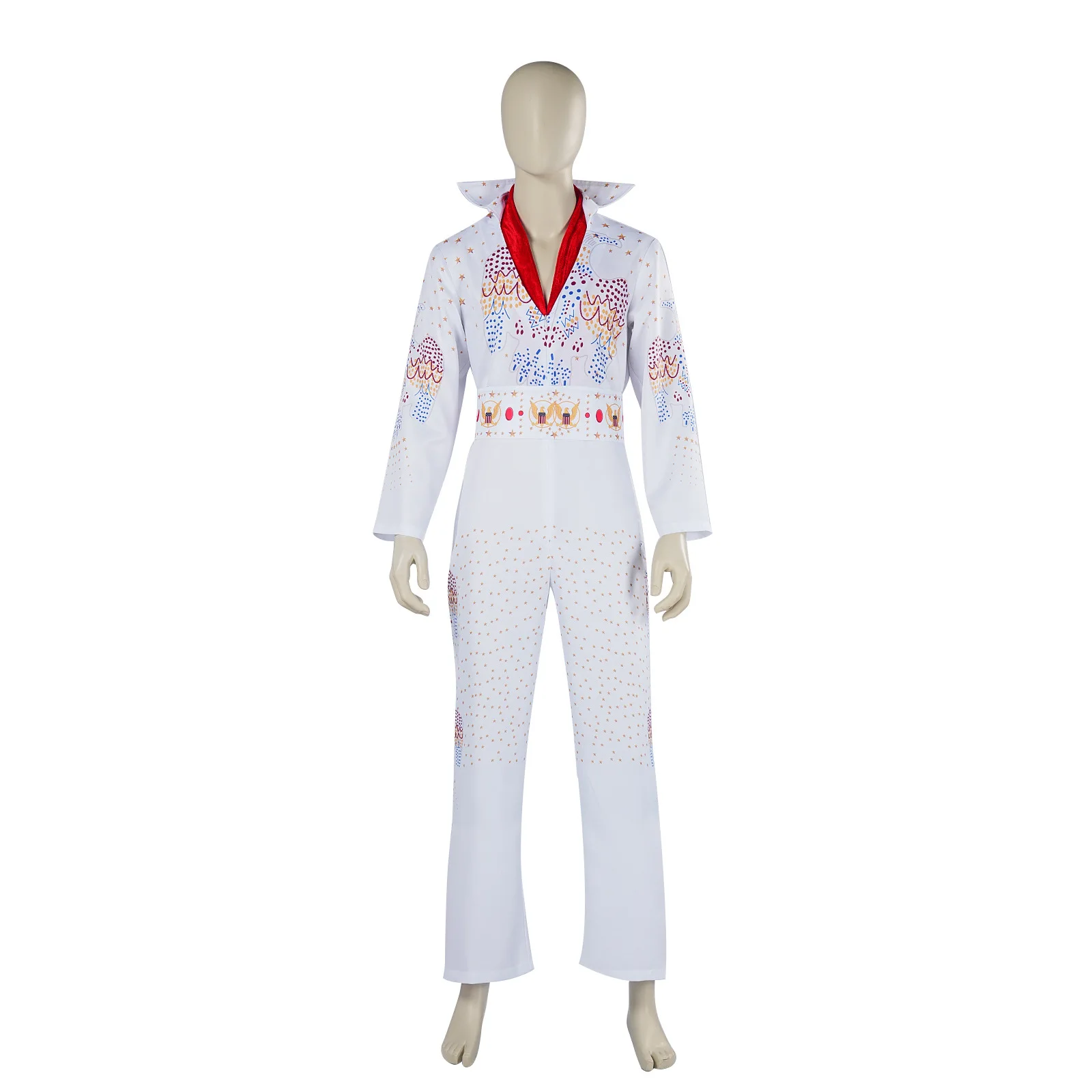 

Elvis Presley Rock Singer Costume Dance Party Costume Elvis Presley Stage Performance Cosplay