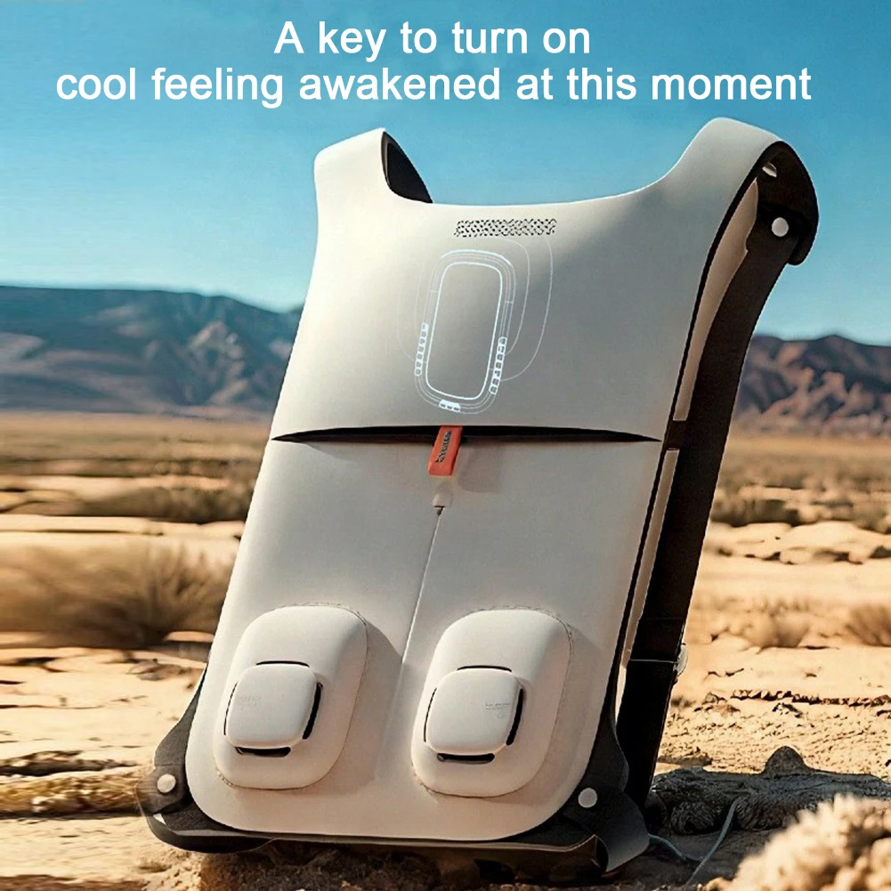 

Полупроводниковый охлаждающий жилет Кондиционер Одежда Охлаждение спины Наружное охлаждение Кондиционер Охлаждение одежды