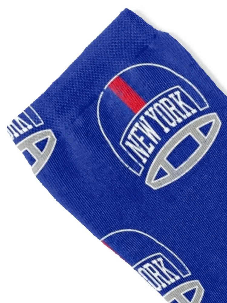 New York Retro Helmet - Blue Socks Running New year's tennis Stockings compression Socks For Girls Men's