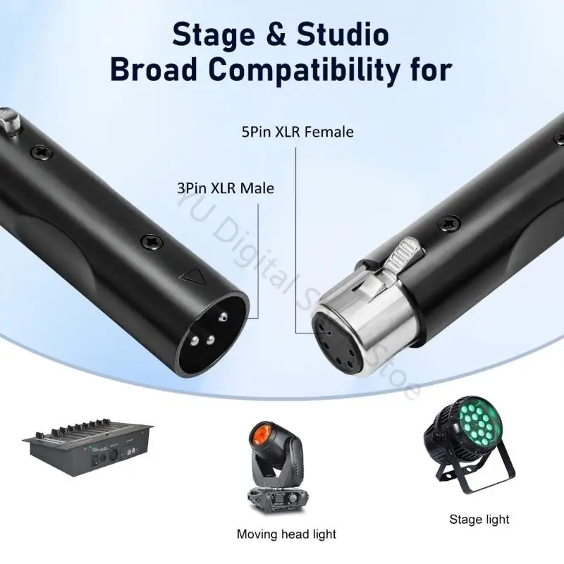 96BA Stage Coupler with Contacts 1, 2, and 3 Linked Straight Through Connector