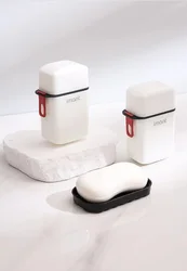 Travel soap box drain storage New portable box with lid sealed soap box for travel