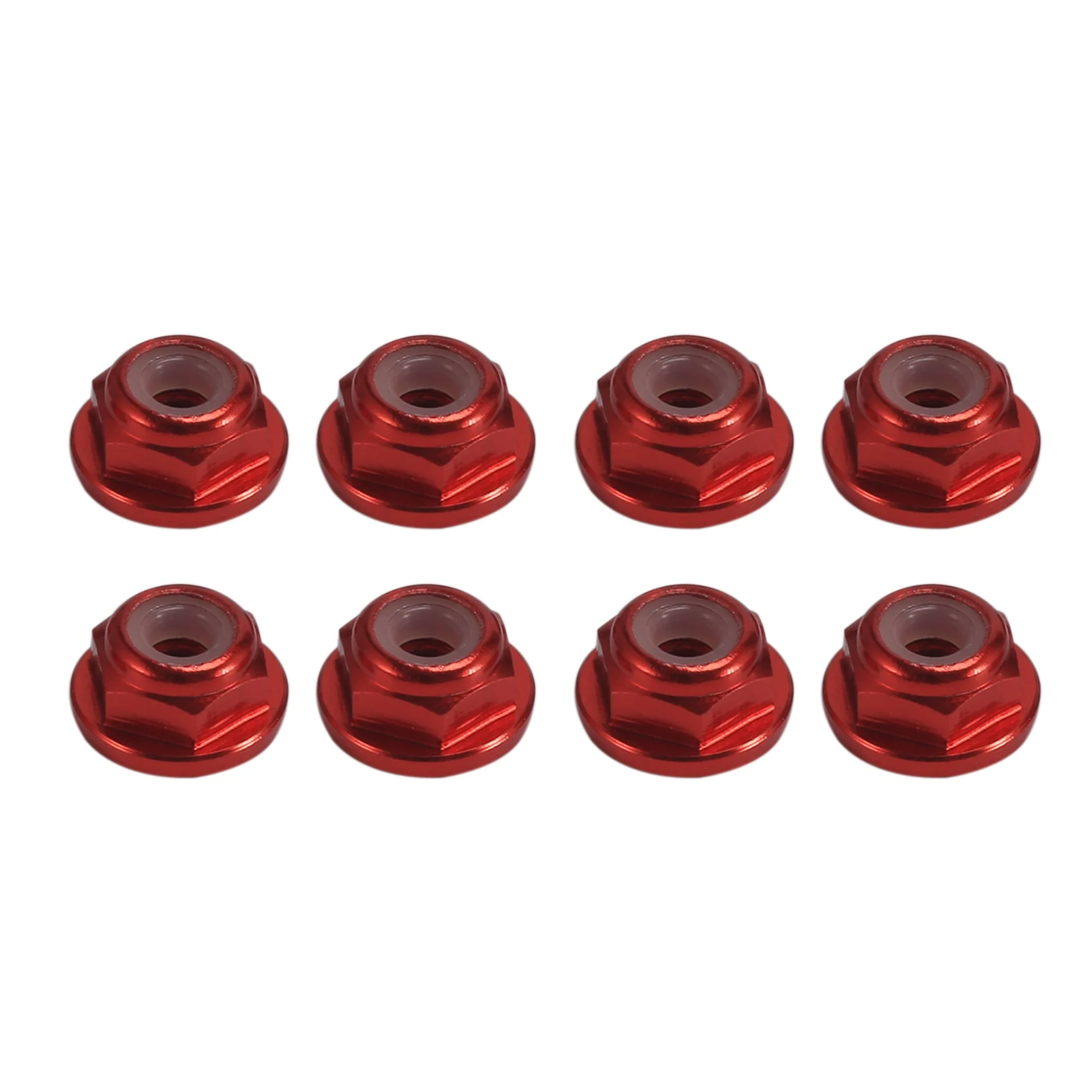 M04K 8Pcs Metal Nylon M2 Wheel Lock Nuts for 1/24 RC Car Crawler Car Axial SCX24 AXI90081 AXI00001 AXI00002 Upgrade Parts,1