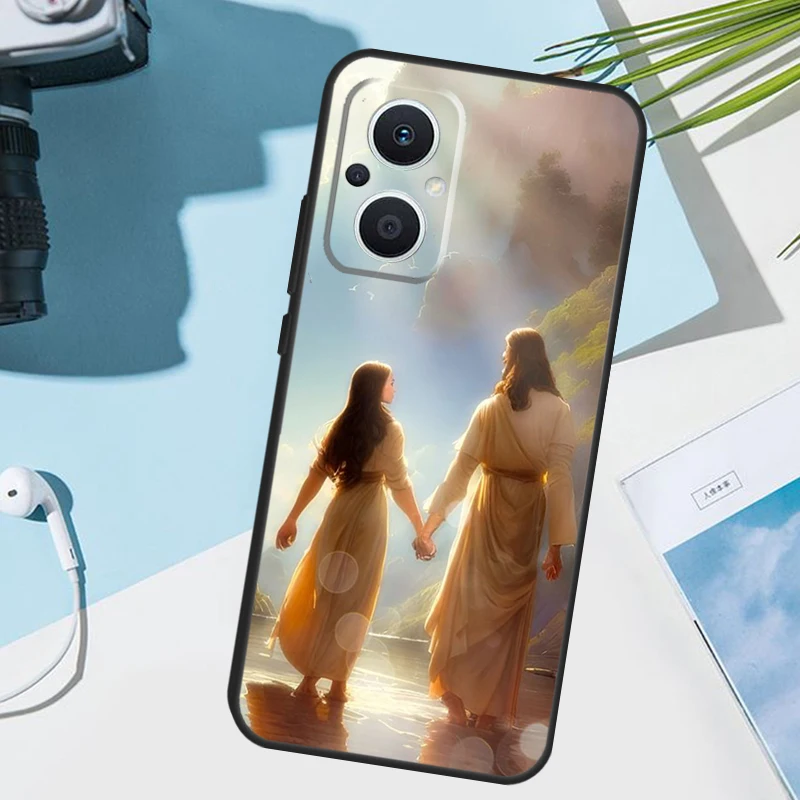 غطاء يسوع ديني مسيحي جديد لهاتف OPPO رينو 12 F 13F 14F 11F 10 11 13 14 Pro 7 8 Lite OPPO Find X9 X5 X6 X8 Pro #4
