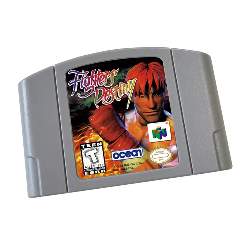 

N64 games Cartridge-Fighter Destiny 64 NTSC Version Retro Games reconstructed