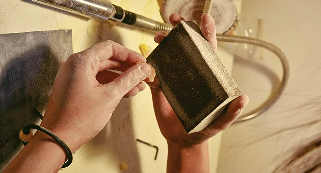 4 Stück/5 Stück/6 Stück Schleifschwammblöcke zum Schleifen von Metall und Holz, waschbar und wiederverwendbar – Detail 7