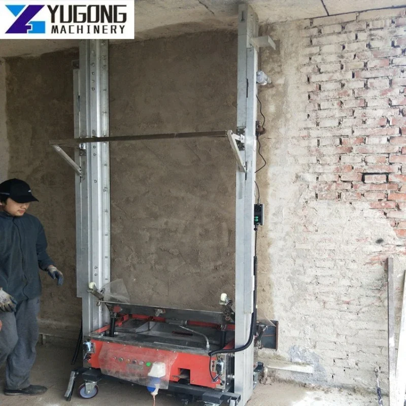 New Technology Automatic Wall Cement Rendering Plastering Machine Indoor and Outdoor Cement Plastering Machine  for Sale