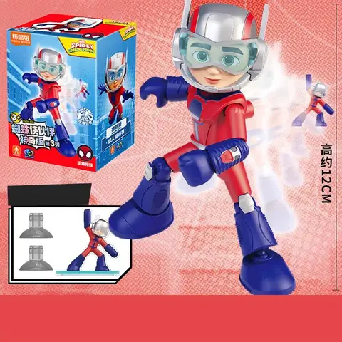 Original Blokees The Amazing Spider-Man Miles Morales Gwen Black Panther Actionfigur Blind Box Anime Modell Docka Barnleksak Presenter 6 best sales Miles Morales leksaksfigur - №3