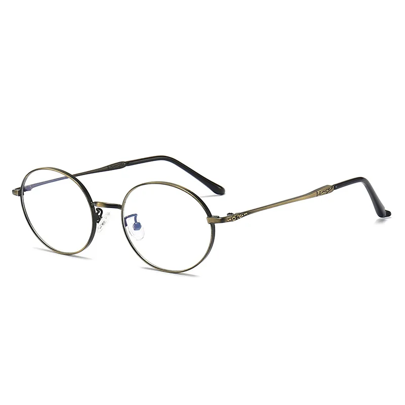 

Cubojue Small Oval Eyeglasses Frame Male Women Vintage Nerd Glasses Men Spectacles for Prescription High Sphere Reading Optical