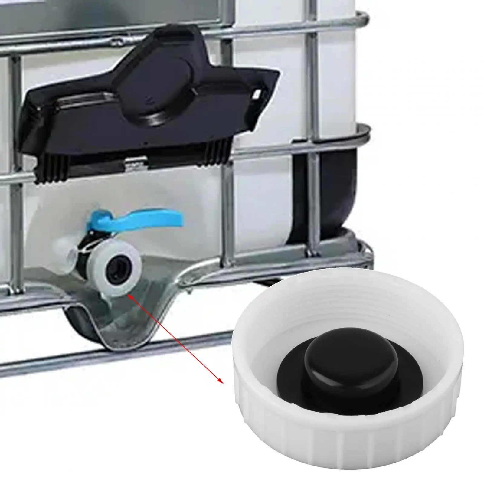 Sturdy IBC Water Tank Cap Wear Resistant Replacement Lid Cover for 1 Ton Liquid Storage Container