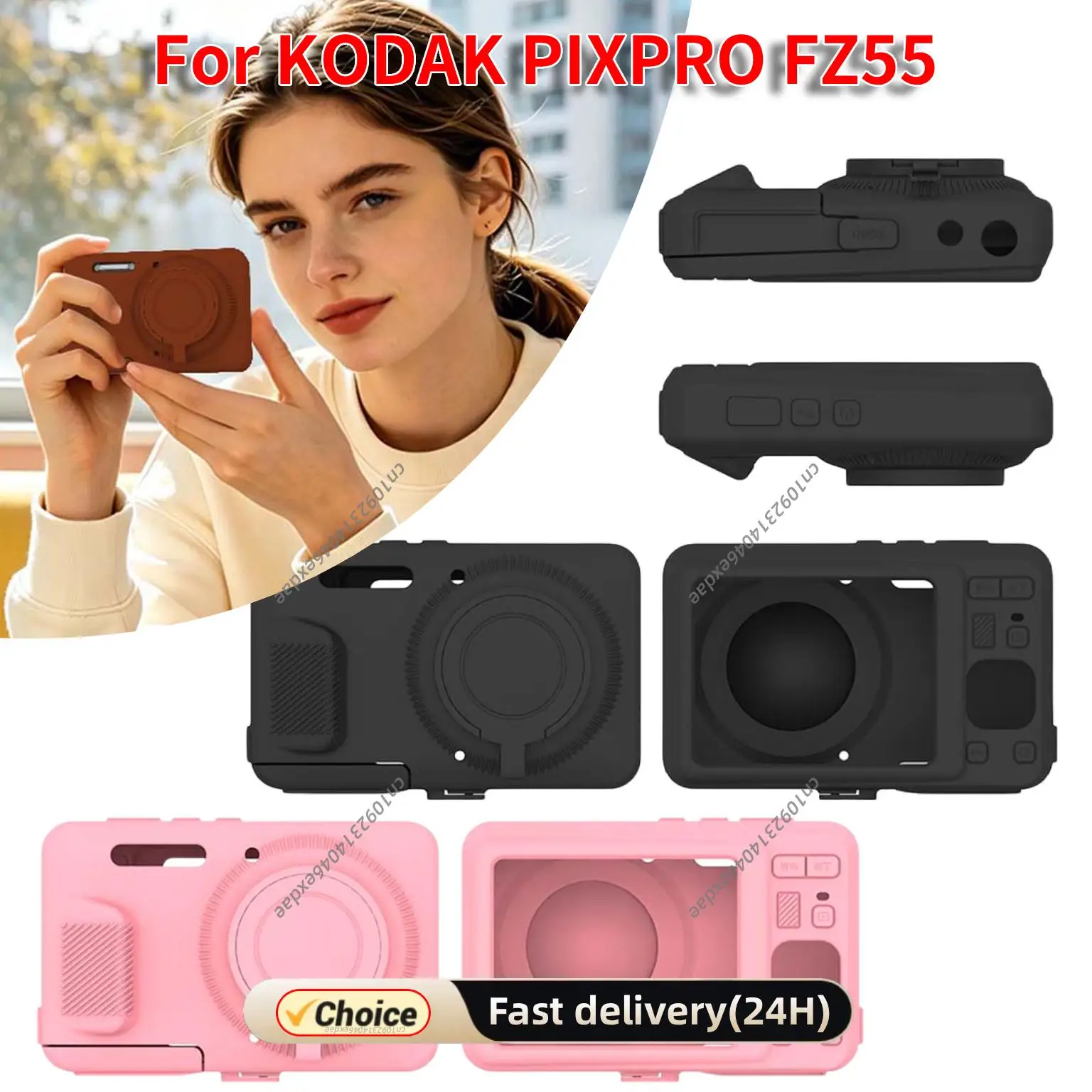 Silicone  Anti-Slip Camera Protector with Precise Cutouts Protective Sleeve Soft Protector Case for Daily Travel Work