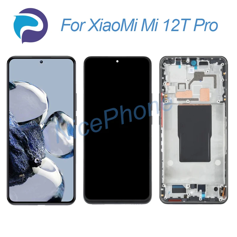 

For XiaoMi 12T Pro LCD Screen + Touch Digitizer Display 2400*1080 22081212UG, 22081212G Mi 12T Pro LCD Screen display