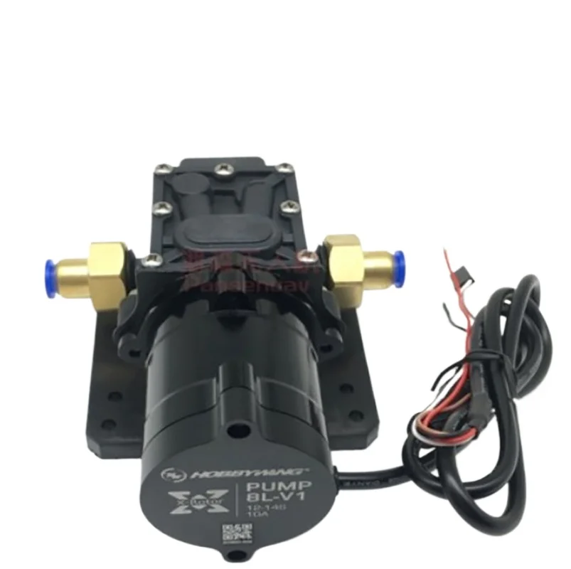 

Комбинированный насос Hobbywing 5л 8л, бесщеточный водяной насос 12A 14S V1, распылитель, мембранный насос для растений, сельского хозяйства, БПЛА, дрона