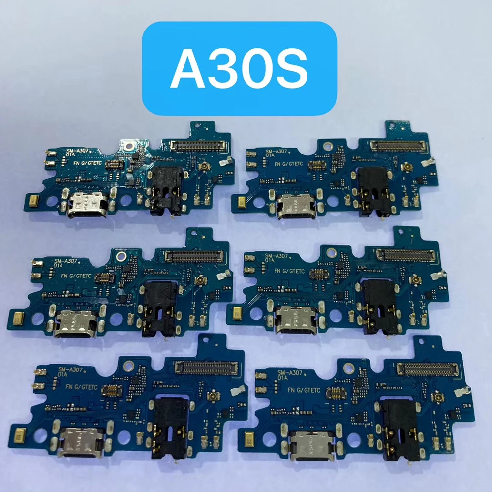 Pop For Samsung A30S USB Charging Port Board Charger Dock Microphone Mic A307 A307F A307FN Phone Repair Part Replacement