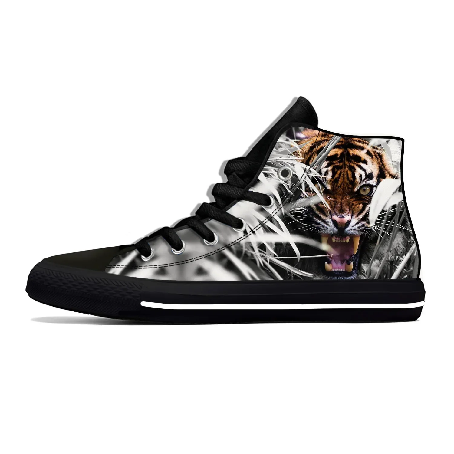 

Summer Hot Cartoon Animal Epic Tiger Head Cool Fashion Casual Shoes High Top Men Women Latest Sneakers Classic Board Shoes