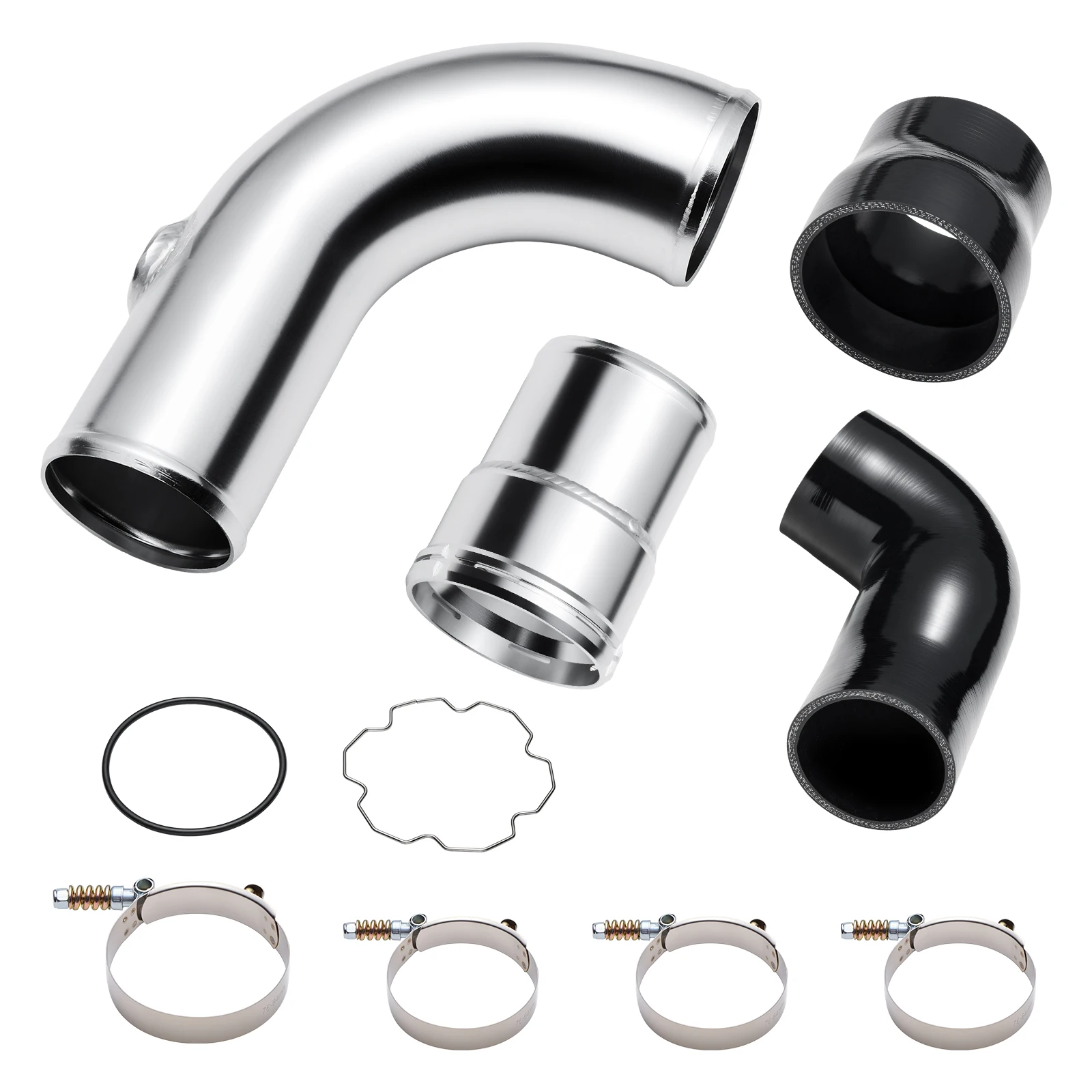 Tubo de mejora para el intercooler del lado frío, compatible con los modelos Ford F-250, F-350 y F-450 Super Duty de 6,7 litros con motor diésel, fabricados entre 2011 y 2016.