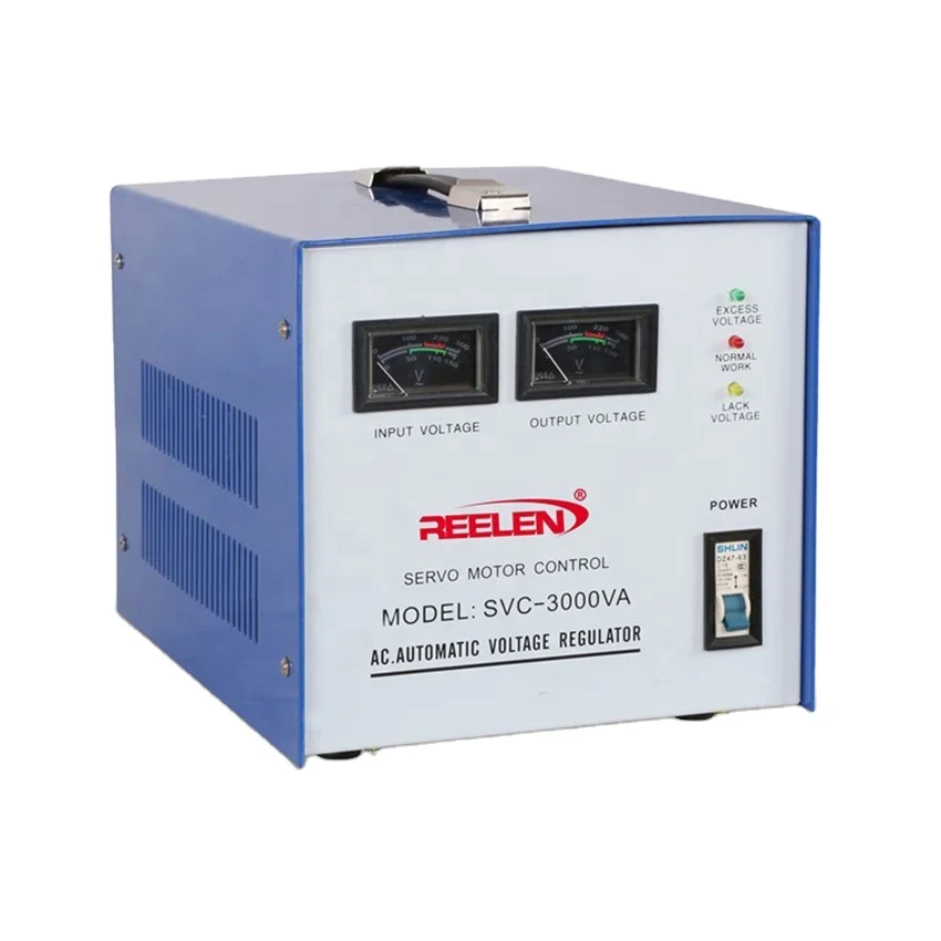 High quality Single Phase Ac Voltage stabilizer 3000VA SVC-3000VA Ac