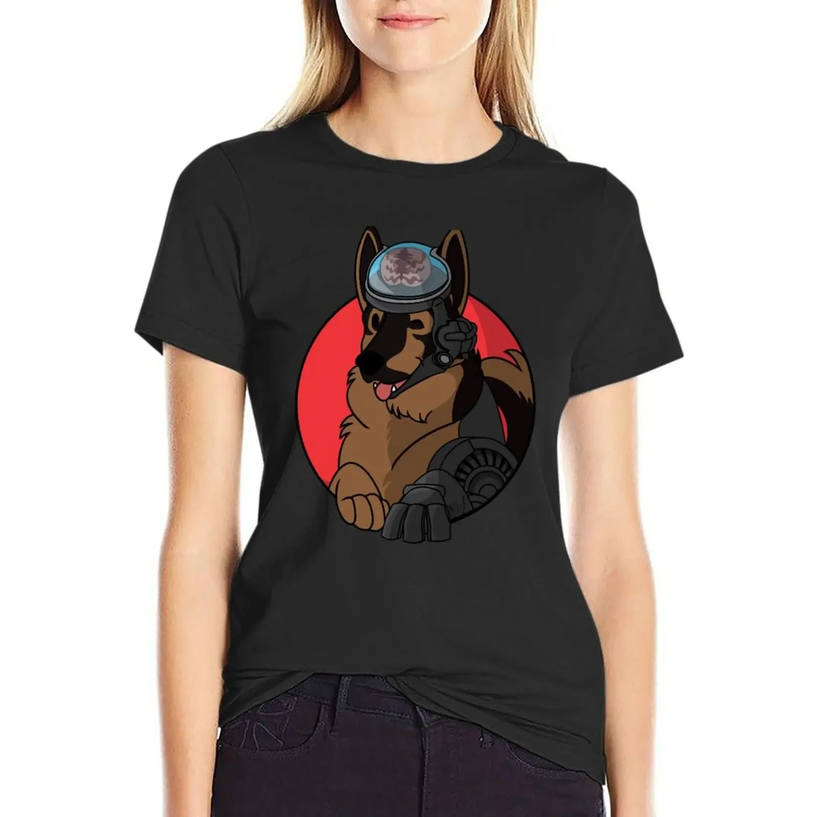 

Rex T-Shirt summer tops hippie clothes oversized cute t-shirts for Women