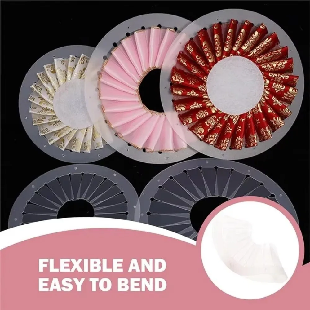 9cm 12cm 15cm Rosette Maker Ribbon Flowers DIY Ribbon Flower Making Tool Tabletop Figurines Clear Fabric Flower Maker Crafting