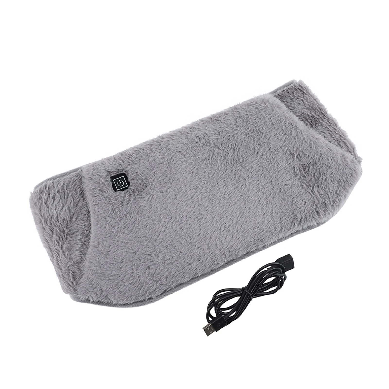 Plush USB Electric Heating Waist Pad Portable And Lightweight USB Charging Abdominal Warmer Graphene