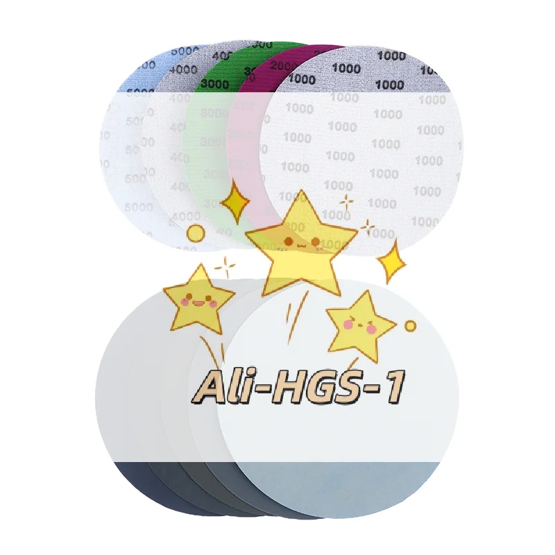 

15/25 шт., 5-дюймовый набор дисков для наждачной бумаги, зернистость 1000-5000 для сухой/влажной полировки металлов и дерева, профессиональный набор для отделки