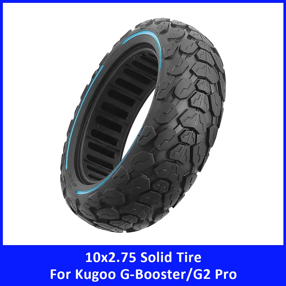 

10x2.75 Off-road Solid Tubeless Tyre 10inch Non-Pneumatic Honeycomb Tire for Kugoo G-Booster G2 Pro Electric Scooter Accessories