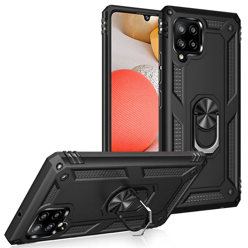 Для Samsung Galaxy A42 5G Case Armor Противоударный магнитный чехол для Samsung A42 A 42 5G GalaxyA42 SM-A426B Кольцо-подставка-держатель
