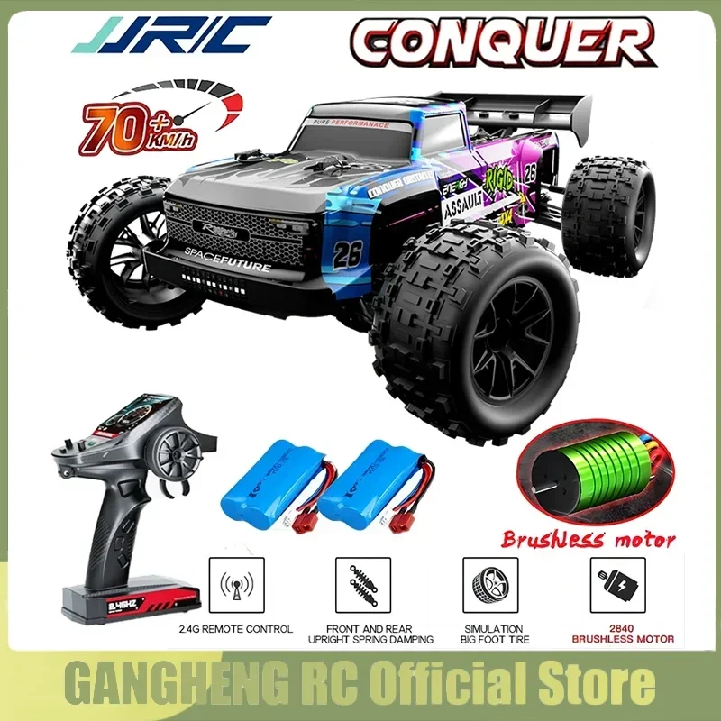 

4WD RTR Brushless RC Car Off Road 4x4 High Speed Super Fast 70KM/H Remote Control Truck Drift Monster Toys for Adults Kids JJRC