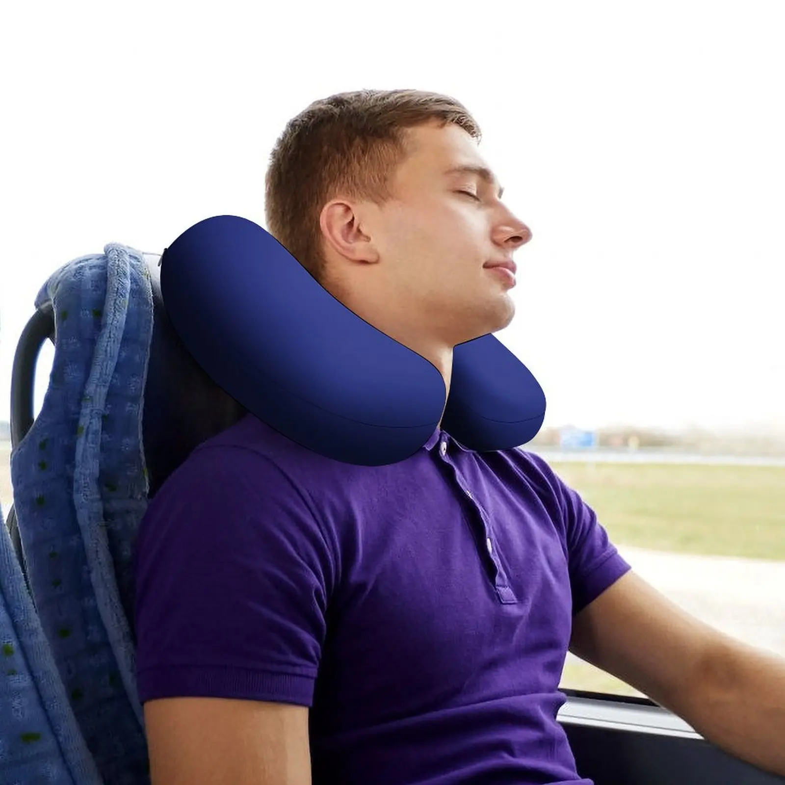 Israel Maccabi Tel Aviv U-Shape Memory Foam Neck Pillow Travel Portable Cervical Vertebra Airplanes Noon Break Pillow Relax