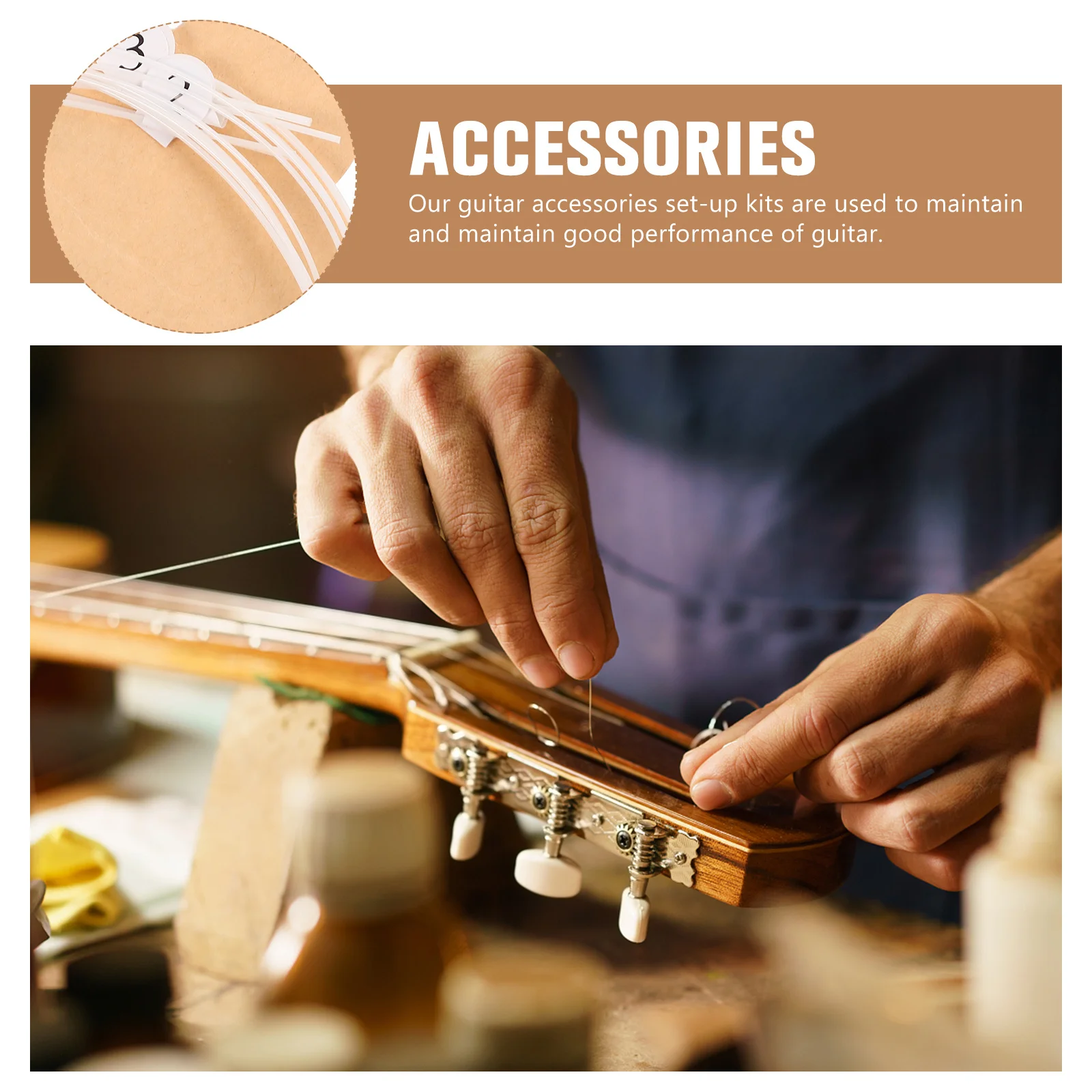 

1 set 1 Set Ukulele Care Tools Guitar Maintenance Kit String Winder Tuner Bridge Pin Puller Luthier Repair Supplies For Acoustic