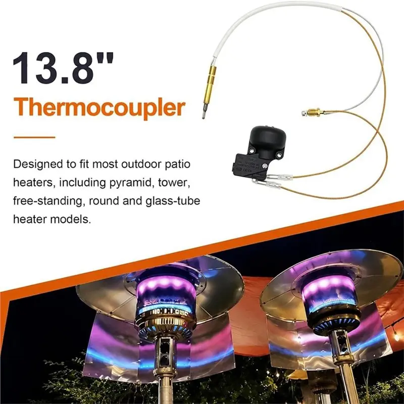 A03F-Thermocouple& FD4 Tilt Switch Replacement For Propane For Outdoor Patio Heater, Pyramid, Room Tower Heater Systems Dump