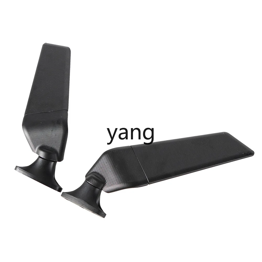 X Cmotorcycle modification large mirror fixed wind wing rearview mirror spoiler suitable for rearview mirror