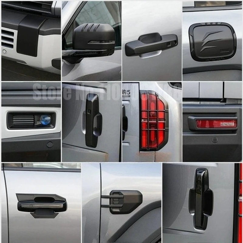 BYD Leopard 5 Gloss Black Exterior Trim Protector - Image 3