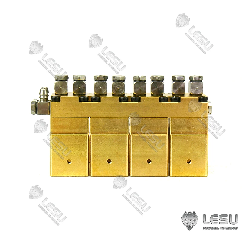 

LESU Spare 4Ch Metal Hydraulic Reversing Valve Parts For 1/14 RC Dumper Truck Excavator Vehicle Outdoor Toys TH16603