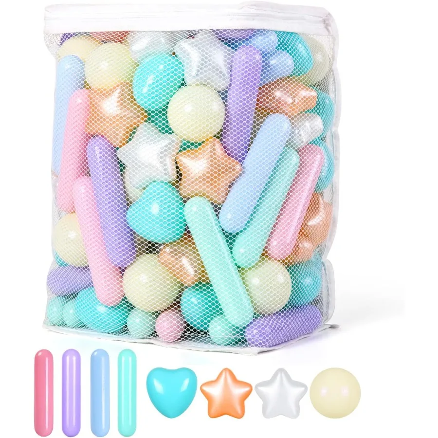 150 boules pour fosses à balles, piscine pour bébés, tout-petits, sans phtalate, anti-écrasement, jouets en plastique, jouets d'eau pour avec Stora