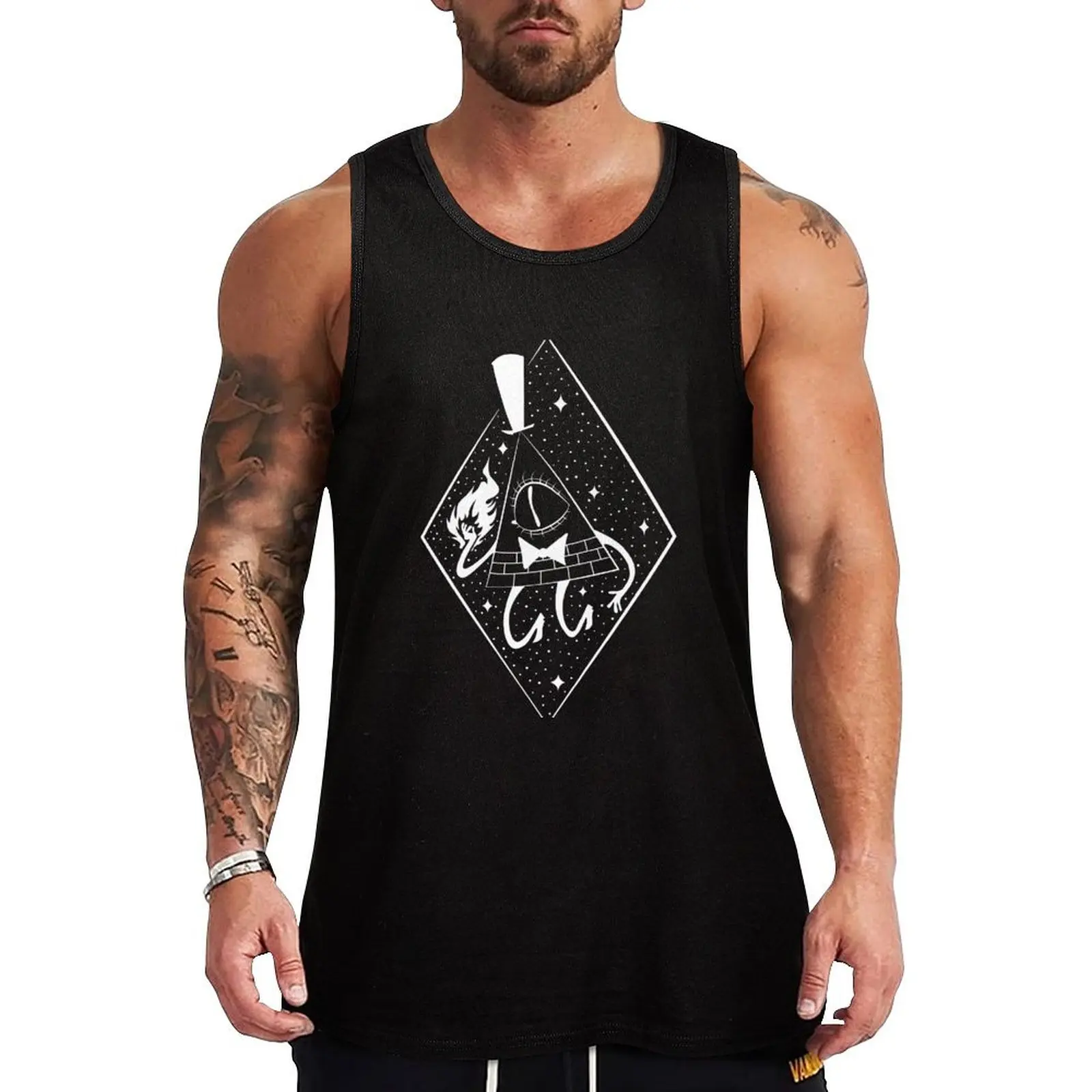 Bill Cipher Tank Top t shirt gym singlets for men