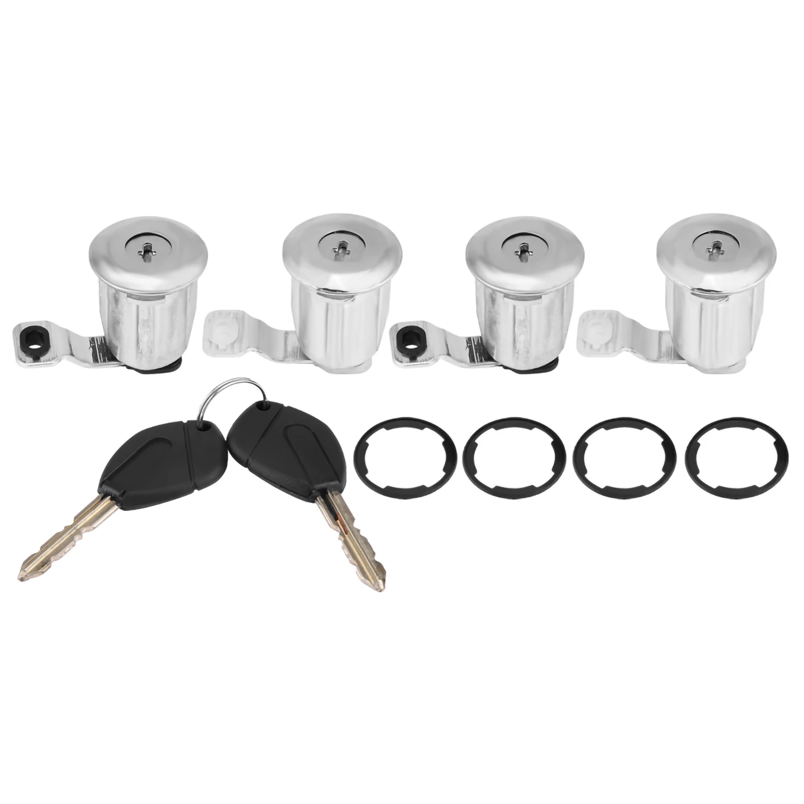 Car Door Lock Barrel Set with Keys Kits 252522, 9170.G3, 9170.CW For   Partner  For  Berlingo /Xsara Picasso