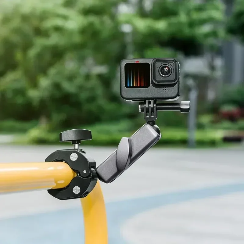 ل GoPro/DJI/insta 360 حامل كاميرا رياضي الدراجات قوس دراجة نارية المقود Monopod المقود جبل قوس #6
