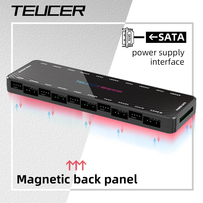 

Разветвитель Teucer с 1 на 10 12 В/4 контакта, устройство для разделения концентраторов, для компьютеров с интерфейсом SATA, для планшетов компьютеров, 5 В/3 контакта