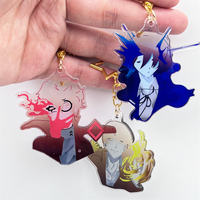 Game Persona Amamiya Ren Yu Narukami Yuuki Makoto Cosplay Keychain Acrylic Keyring Key Chain Bag Pendant Accessories Prop
