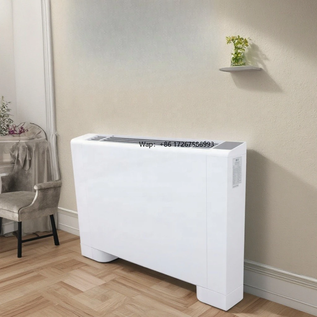 

HVAC Dc vertical fan coil water circulation floor vertical ultra-thin Fcu fan coil unit for heating and cooling