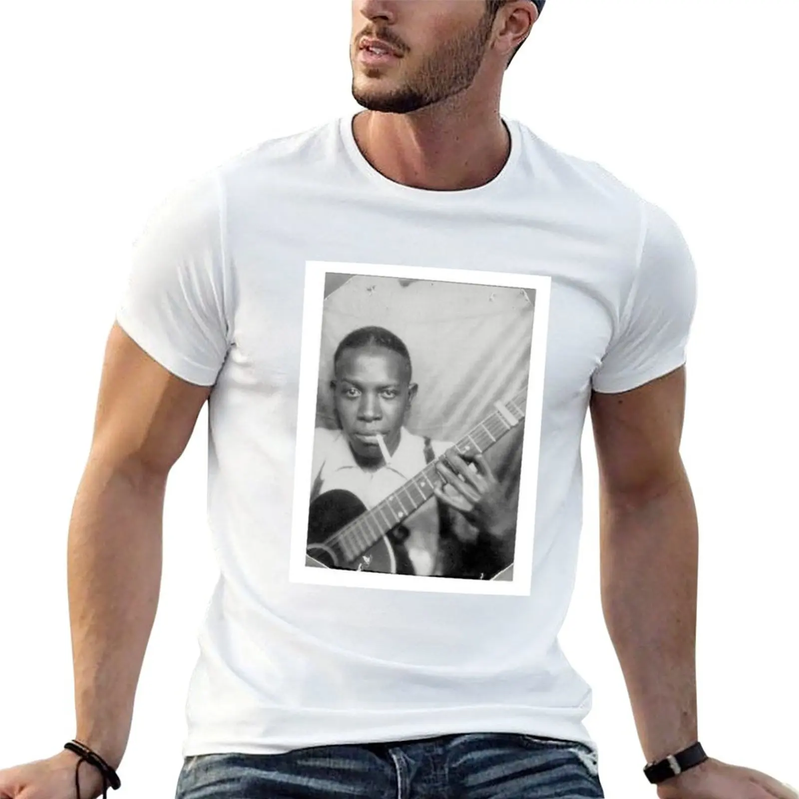 

Robert Johnson T-Shirt t shirts for man cotton soft man t shirt designer T-Shirt