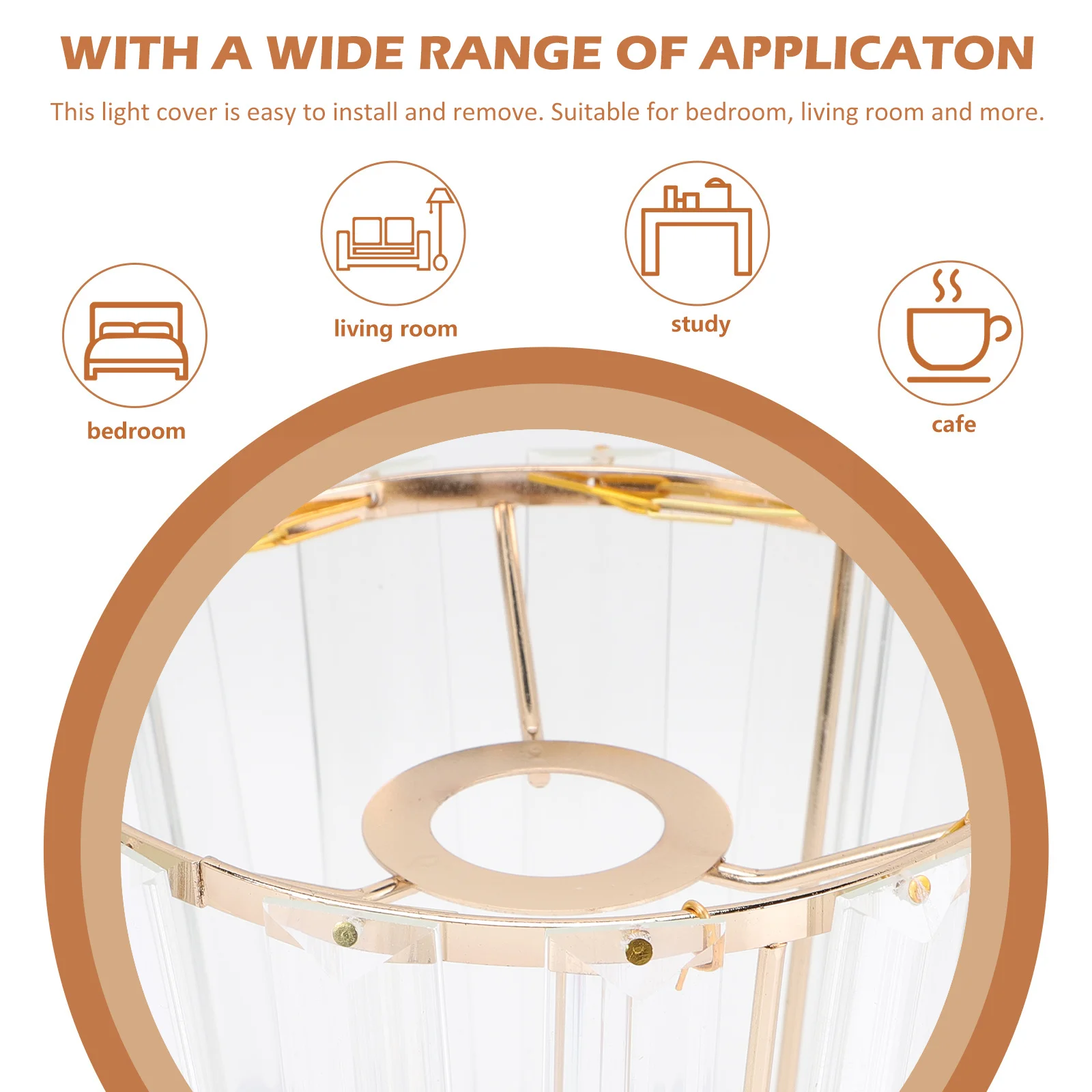 غطاء مصباح جداري على الطراز الأوروبي غطاء مصباح كريستالي للمنزل والفندق والمقهى وغرفة المعيشة، ديكور ناشر ضوئي أنيق وبسيط #6