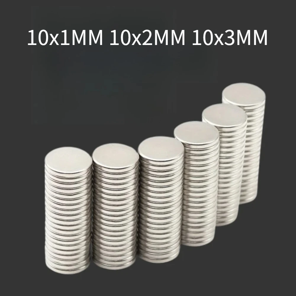 Mini Circular Magnets 10x2/10x3MM Round Magnet Office DIY Used Repeatedly Whiteboard Workshop Versatile Application