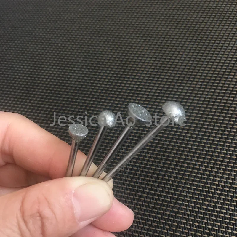15 個ハーフボールキャップ形状ダイヤモンド研磨ツール半球ダイヤモンド研削ヘッド金属研削ヒスイ研磨石グラインダー