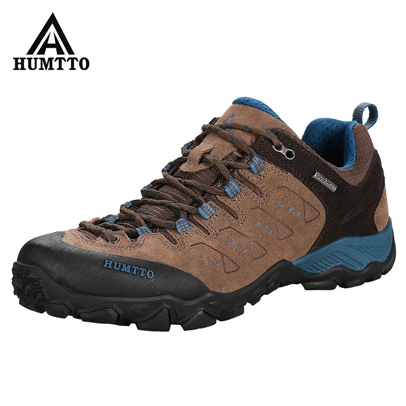 

Humtto Non-slip Rubber Outsole Hiking Shoes Breathable Water Resistant Climbing Sneaker Outdoor Trekking Hunting Mountain Shoes