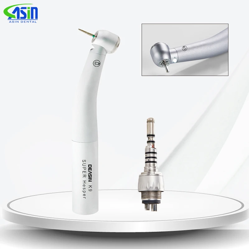 Dental high speed handpiece Fiber Optic LED Turbine Handpiece KV 9000 type dentistry tools Dental Material