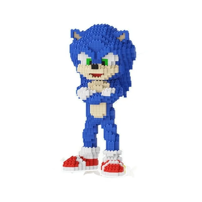 3650 elementów SONIC Zestaw Klocków do Składania Modelu, Seria Klocków dla Dzieci, Granulowane Klocki, Prezent na Boże Narodzenie dla Dzieci — 2