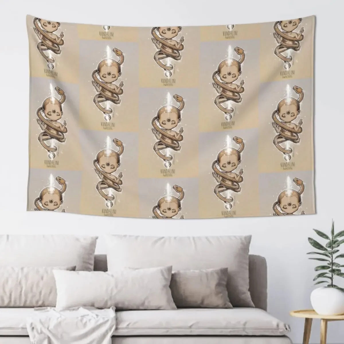 Kundalini Awakening Tapestry Aesthetic Room Decor Korean Mushroom Home Decor Aesthetic Room Decorations Tapestry