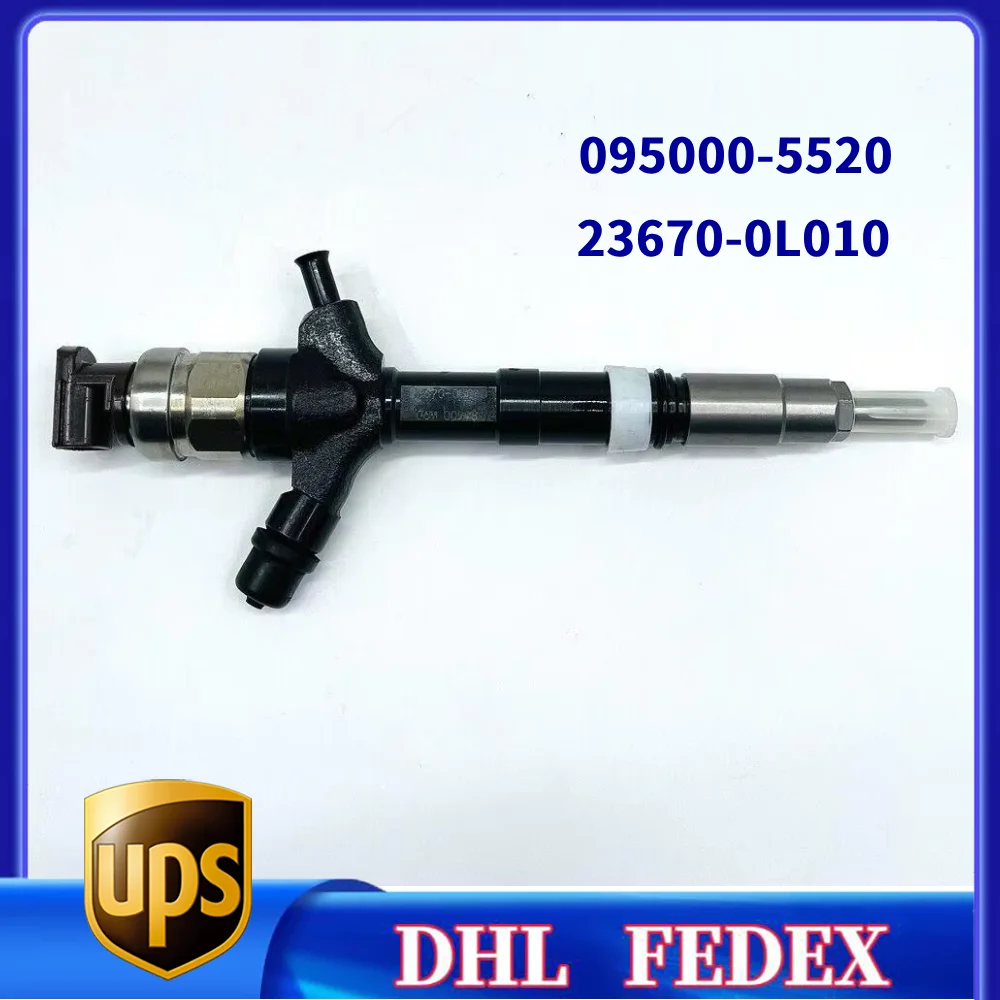 

Diesel Fuel Injector 095000-5520 23670-0L010 For Toyota HILUX Hiace VIGO 2KD