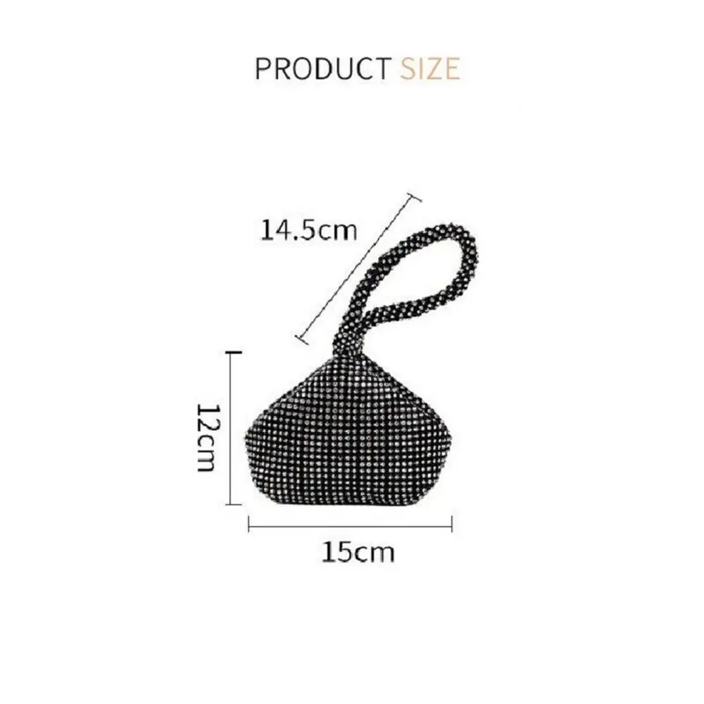 Portable Wedding Party Women Triangle Clutch Purse Wedding Prom Pouch Crystal Bag Diamant Evening Bag